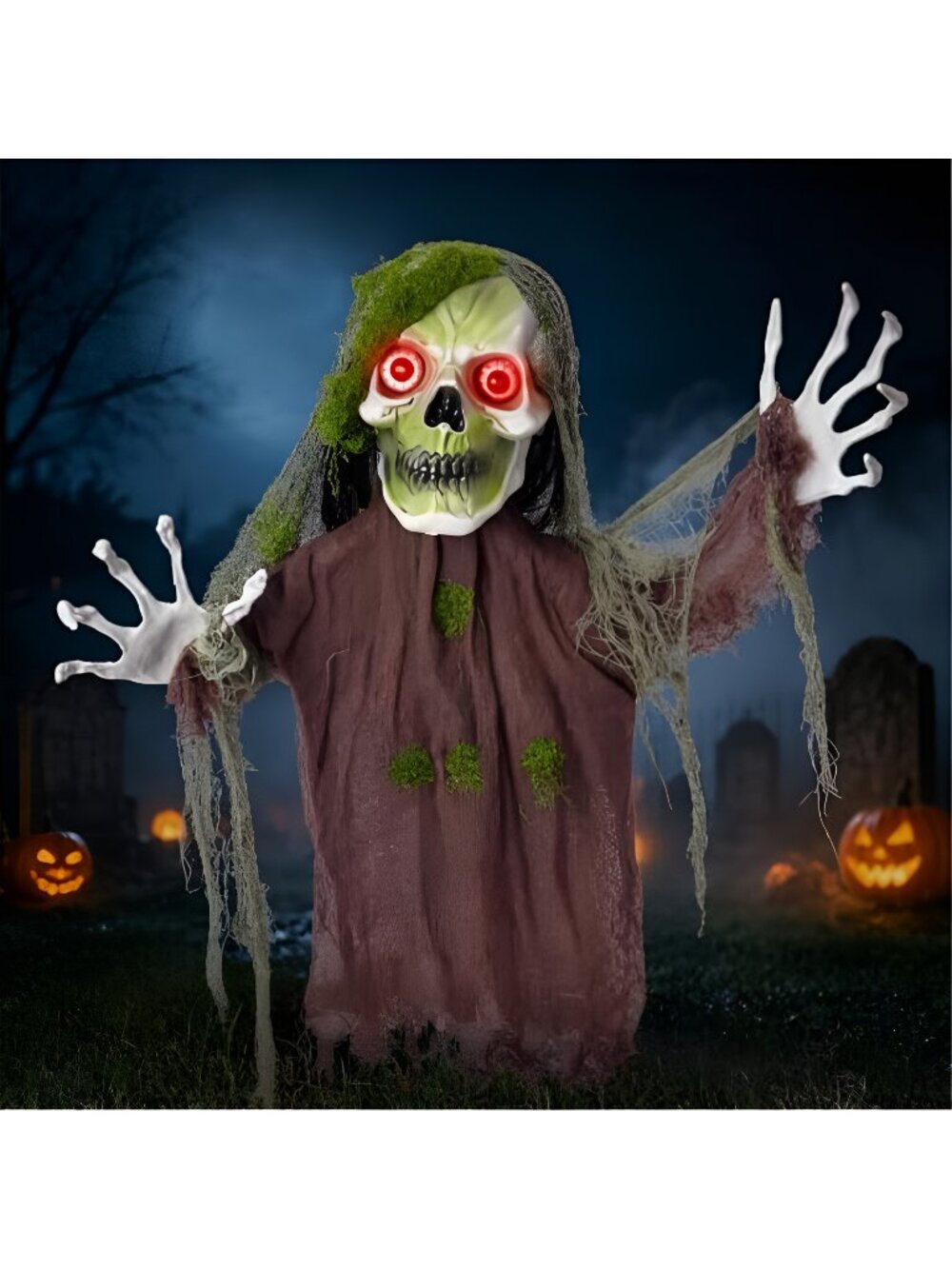 Halloween Decoration Outdoor Animatronic Zombie Groundbreaker, Halloween
